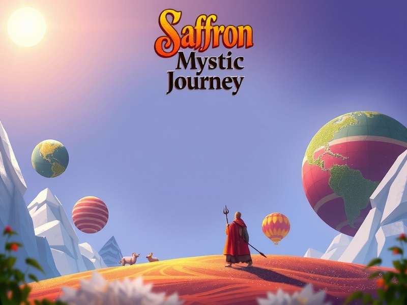 Saffron Mystic Journey Game Banner